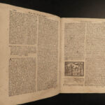 1688 Lives of Saints Anthony Serapion Martin of Tours Eustace Bible Woodcuts