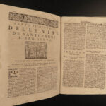 1688 Lives of Saints Anthony Serapion Martin of Tours Eustace Bible Woodcuts