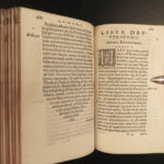 1550 Biblia Sacra Sebastian Gryphius Holy BIBLE Old Testament Pentateuch Latin