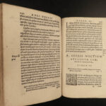 1556 Greek Attic Nights Noctes Atticae ROME Philosophy Aulus Gellius GREECE