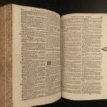1686 Biblia Sacra Vulgate Holy BIBLE Sixtus V Apocrypha Guillimin Lyon France
