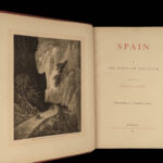 1881 Gustave Doré Art SPAIN D’Avillier Spanish Architecture Romance Travel Folio
