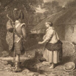1857 ENORMOUS 1ed Robert Burns Soldier’s Return FOLIO Faed ART Scottish Poem