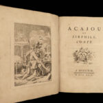 1744 1ed Acajou & Zirphile by Charles Duclos French Lit Boucher Illustrated ART