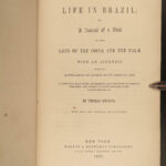 1856 1st ed Life in BRAZIL Thomas Ewbank South America Sao Paulo Rio de Janeiro
