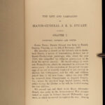 1885 1ed JEB STUART Civil War Confederate GETTYSBURG Maps Bull Run Bouldin CSA