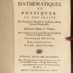 1750 Mathematics & Physics Ozanam Recreations Magic Navigation Optics Science 4v