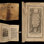 1634 BIBLE ART Zachmoorter Catholic Church Dutch Reformation Flanders Antwerp