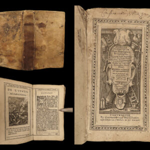 1634 BIBLE ART Zachmoorter Catholic Church Dutch Reformation Flanders Antwerp