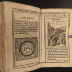 1634 BIBLE ART Zachmoorter Catholic Church Dutch Reformation Flanders Antwerp