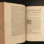 1661 FABLES Jean Desmarets 1st ed Greek Gods Mythology Poetry 2v French History