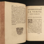 1661 FABLES Jean Desmarets 1st ed Greek Gods Mythology Poetry 2v French History