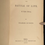 1846 Charles Dickens 1ed Battle of Life Christmas Love Maclise Leech Doyle Art