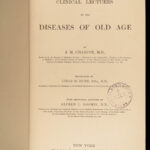 1881 1ed Charcot Lectures Diseases Old Age Geriatric Medicine Pathology Surgery