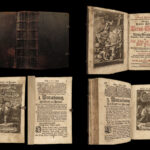 1756 German BIBLE ART Devotional Weidner Illustrated Life Jesus Glaubiger Kinder