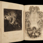 1847 1ed Graham American Magazine FAMOUS Poetry Illustrated Lady Fashion Thoreau