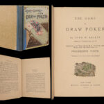 1887 Gambling 1ed Draw POKER Card Games Casino Rules & Strategy Keller RARE