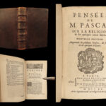 1715 Blaise PASCAL Pensees Christian Apologetic Pascal’s Wager French Philosophy