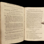 1792 MINIATURE Pocket Common Prayer Bible Church of England Brady Tate Psalms