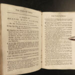 1792 MINIATURE Pocket Common Prayer Bible Church of England Brady Tate Psalms