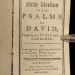 1792 MINIATURE Pocket Common Prayer Bible Church of England Brady Tate Psalms