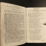 1792 MINIATURE Pocket Common Prayer Bible Church of England Brady Tate Psalms