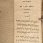 1808 QUAKER Portraiture of Quakerism Clarkson Slavery Abolition Slave Trade 3v