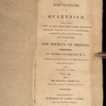 1808 QUAKER Portraiture of Quakerism Clarkson Slavery Abolition Slave Trade 3v