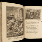 1769 La Henriade Voltaire ART French Henry IV Siege of Paris Marmontel Lisbon 2v