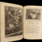 1769 La Henriade Voltaire ART French Henry IV Siege of Paris Marmontel Lisbon 2v