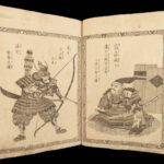 1858 Japanese Samurai Lord Toyotomi Hideyoshi Tokugawa Osaka Castle Illustrated