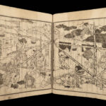 1858 Japanese Samurai Lord Toyotomi Hideyoshi Tokugawa Osaka Castle Illustrated