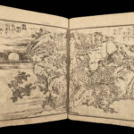 1858 Japanese Samurai Lord Toyotomi Hideyoshi Tokugawa Osaka Castle Illustrated