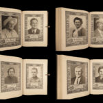 1937 Encyclopedia of TEXAS Pioneers Mexico Illustrated Portraits HUGE SET 2v