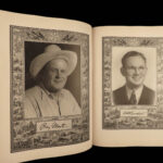 1937 Encyclopedia of TEXAS Pioneers Mexico Illustrated Portraits HUGE SET 2v