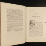 1846 FABLES of Jean de FONTAINE French Literature Aesop Illustrated 24 Plates
