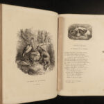 1846 FABLES of Jean de FONTAINE French Literature Aesop Illustrated 24 Plates