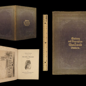 1846 Architecture 1ed History of St Mary’s Church Wymeswold Leicestershire FOLIO
