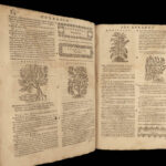 1602 HERBAL Castore Durante Herbario Nuovo Plants Medicine Illustrated Mattioli