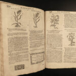 1602 HERBAL Castore Durante Herbario Nuovo Plants Medicine Illustrated Mattioli