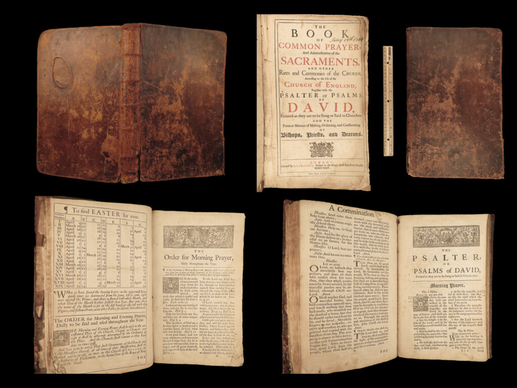 1735 huge folio anglican common prayer illustrated baskett + bible psalms rare | in 1712, john baskett began printing the book of common prayer, shortly after the success of the 1710 new testament. Baskett was the printer to the king during the first half of the 18<sup>th</sup>-century. This edition of the ‘<em>book of common prayer’</em> clarifies and manages the holy sacraments, prayers, meditations, and aspects of worship in the church of england.   this impressive 1735 folio was published by baskett in london.