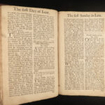 1735 HUGE FOLIO Anglican Common Prayer Illustrated Baskett + BIBLE Psalms RARE