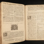 1735 HUGE FOLIO Anglican Common Prayer Illustrated Baskett + BIBLE Psalms RARE