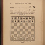 1889 CHESS 1ed Players’ Textbook Gossip Rules Strategy Opening Ending Gambit