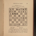 1889 CHESS 1ed Players’ Textbook Gossip Rules Strategy Opening Ending Gambit