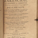 1713 HORSES Perfect Mareschal Solleysel Equestrian Veterinary Medicine Cavalry