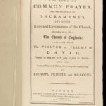 1793 ENORMOUS FOLIO Common Prayer Anglican Church Pulpit Bible Brady Tate Psalm