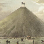 1842 Views of WATERLOO Illustrated Napoleon Monuments Lions Mound Brussels Color