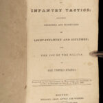 1830 1st ed Infantry Tactics General Winfield Scott Military War Illustrated