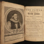 1683 1ed James Ussher Power of Kings vs Church Ireland Charles II England RARE